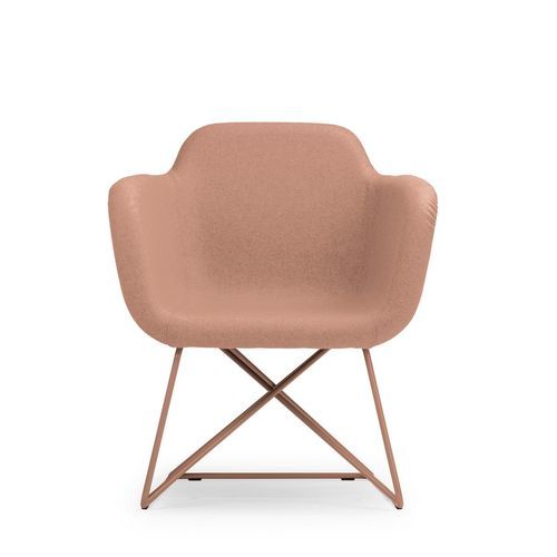 現代風来客椅子 - SLIGHT - True Design srl - 布製 / 革製 / 発泡体