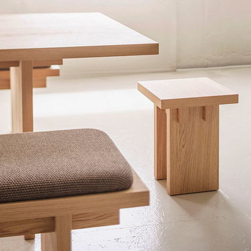 現代風スツール - ESSENCE - True Design srl - オーク材 / 合板 / ウォールナット