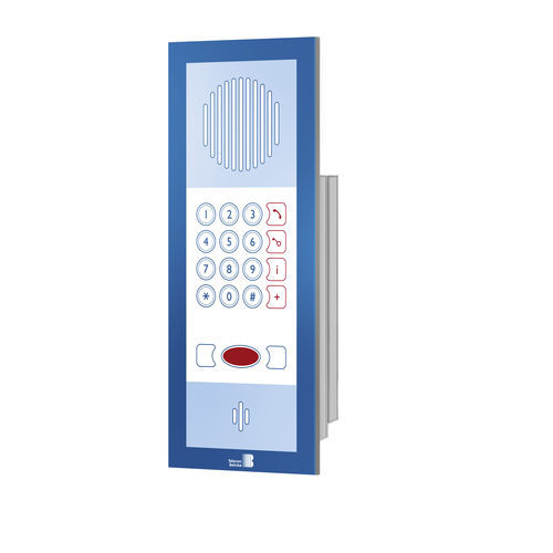 アルミニウム製音声付きインターホン - BT 20-323 - Telecom Behnke GmbH - クリーンルーム用 / パネル取り付け式 / 組み込み式
