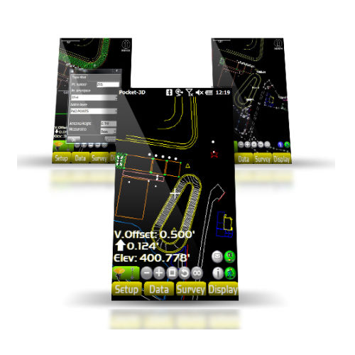 現場管理用ソフトウェア - POCKET 3D - Topcon Positioning Systems Inc - 計算 / 分析 / 3D