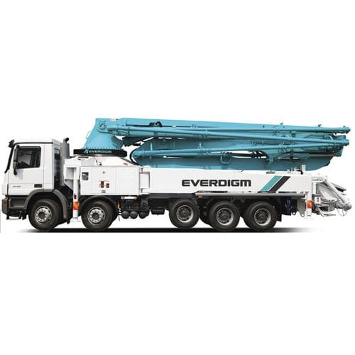 移動式コンクリート ポンプ - ECP48CX-5 - Everdigm Corp - トラックへの取り付け可能