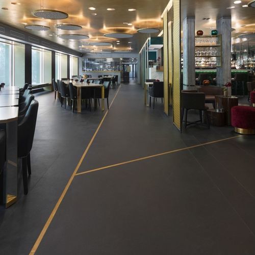 コーティング装飾パネル - Nero Zimbabwe - NEOLITH - 家具用 / 床用 / 外壁用