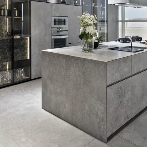 コーティング装飾パネル - New York-New York - NEOLITH - 壁取り付け式 / 屋内用 / 床用