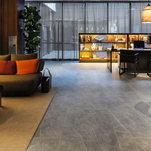 コーティング装飾パネル - Zaha Stone - NEOLITH - 壁取り付け式 / 家具用 / 床用