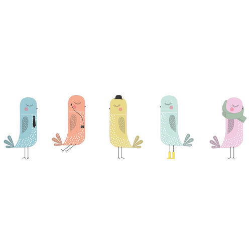装飾スティッカー - BIRDS - Lagrama