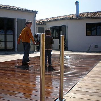 木製可動底 - LES BOIS FLOTTAIS - AQUALIFT INDUSTRIE