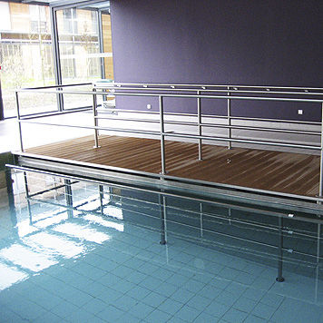 治療プール可動底 - CLINIQUE DU BOURGET - AQUALIFT INDUSTRIE
