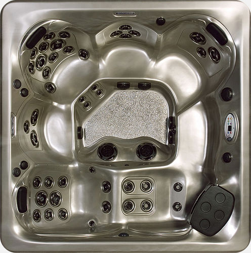 地上ジャグジー - TS 8.3 - MASTER SPAS - 正方形 / 6人用 / 家庭用