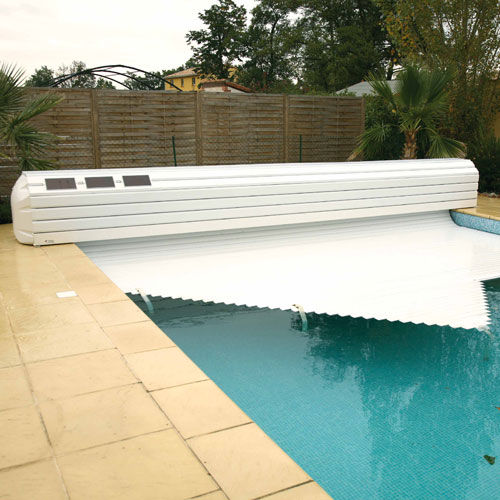 小ぬき式プールカバー - ROLLOVER  - DEL - 自動 / 安全用 / ソーラーセンサー
