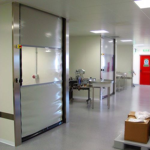ロ－ルアップ式産業ドア - HS9020GAT  - ASSA ABLOY - PVC / 自動 / 高性能