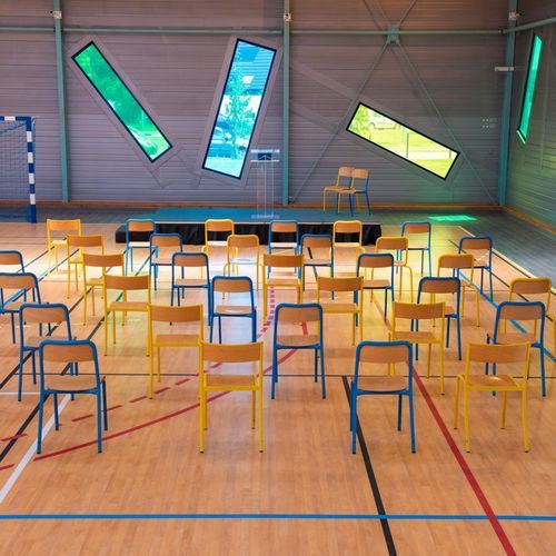 屋内用スポーツ施設用床材 - OMNISPORTS REFERENCE MULTI-USE  - Tarkett Sports Indoor - ビニール製 / 学校用 / 運動競技用