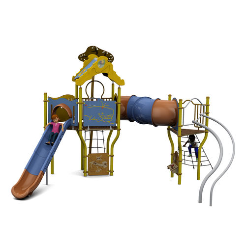 プレイグランド用プレイストラクチャー - CAMELEO 2 AQUATIC : JCX-0013 - HUSSON INTERNATIONAL - プラスチック製 / スチール製 / HPL