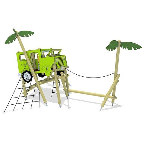 プレイグランド用プレイストラクチャー - OFF-ROAD   - eibe Produktion + Vertrieb GmbH & Co KG - スチール製 / プラスチック製 / HPL