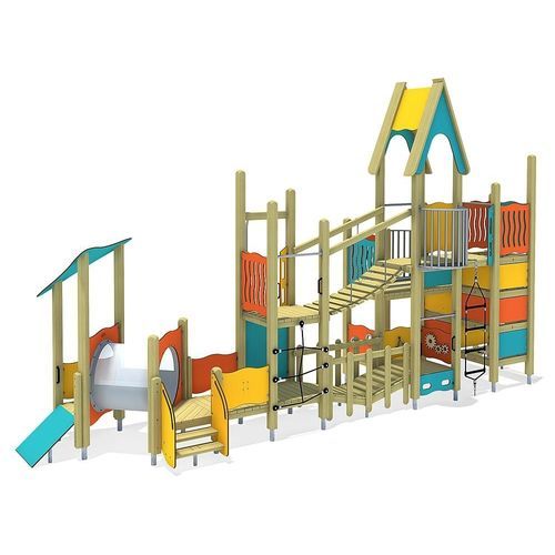 プレイグランド用プレイストラクチャー - BRUNO  - eibe Produktion + Vertrieb GmbH & Co KG - スチール製 / HPL / モジュラー