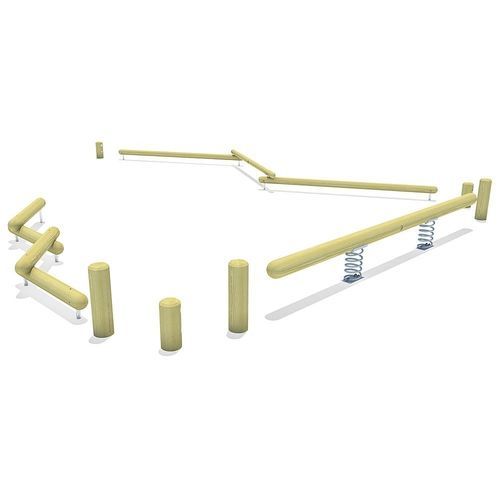 プレイグランド用障害物コース - WALK   - eibe Produktion + Vertrieb GmbH & Co KG - シーソー / ジグザグ / 屋外用