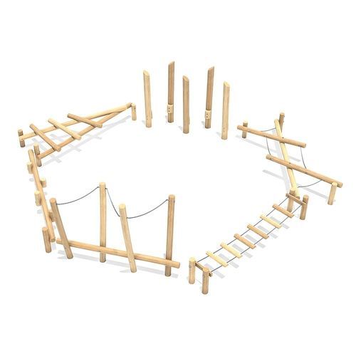 プレイグランド用障害物コース - EMIL  - eibe Produktion + Vertrieb GmbH & Co KG - スラローム用 / ジグザグ / 屋外用