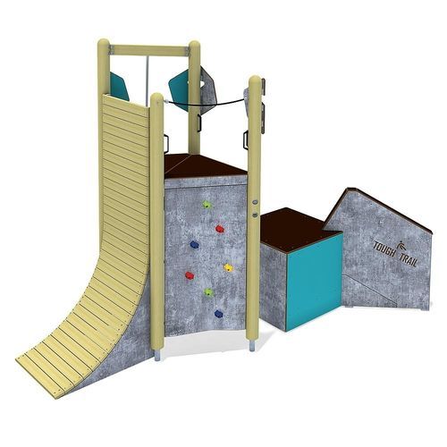 プレイグランド用アスレチック - BASE CLIMB  - eibe Produktion + Vertrieb GmbH & Co KG - トランポリン付