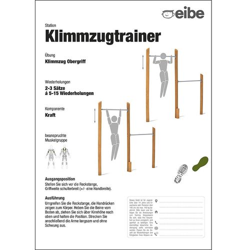 床置きサインスタンド - 55209706300  - eibe Produktion + Vertrieb GmbH & Co KG - 屋外用 / プレイグランド用 / 木製