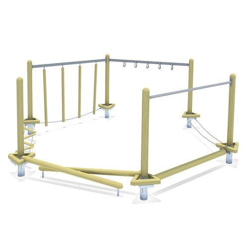 フィットネス用障害物コース - COMBINATION 05 - eibe Produktion + Vertrieb GmbH & Co KG - スラローム用 / ジグザグ / 屋外用