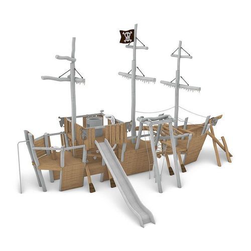 プレイグランド用プレイストラクチャー - FRAME - eibe Produktion + Vertrieb GmbH & Co KG - スチール製 / アカシア材 / HPL