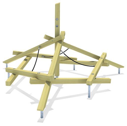 プレイグランド用障害物コース - MIKENO - eibe Produktion + Vertrieb GmbH & Co KG - 走り高跳び / プラットフォーム / 登れる