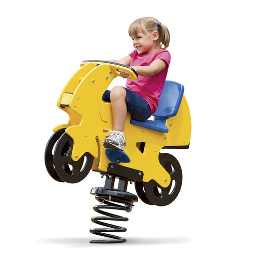 スチール製スプリング遊具 - SIDEWINDER CYCLE - PLAYWORLD - プラスチック製 / 輸送 / 1人用