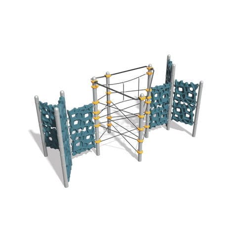 よじ登る用プレイストラクチャー - GeoPlex® Navigator Climber - Design 5104 - LANDSCAPE STRUCTURES - プレイグランド用 / 粉体塗装スチール製 / ポリエチレン