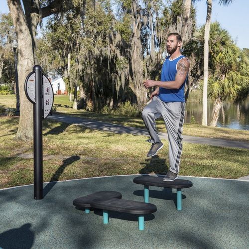 プレイグランド用プレイグランド用ステッパ - HealthBeat® Plyometrics - Design 2278 - LANDSCAPE STRUCTURES - 公共スぺース用