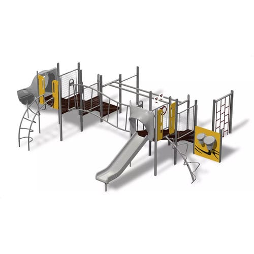 プレイグランド用プレイストラクチャー - PlaySense - Design 601 - LANDSCAPE STRUCTURES - 粉体塗装スチール製 / ポリエチレン / 再生プラスチック製