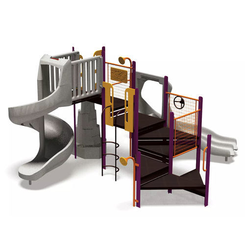 プレイグランド用プレイストラクチャー - PlaySense - Design 403 - LANDSCAPE STRUCTURES - 粉体塗装スチール製 / ポリエチレン / 再生プラスチック製