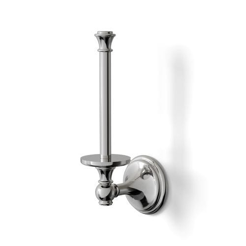 壁取り付け式トイレットロール紙保持具 - KLS111PS - Devon&Devon - 真ちゅう製 / 光沢 / 黒色