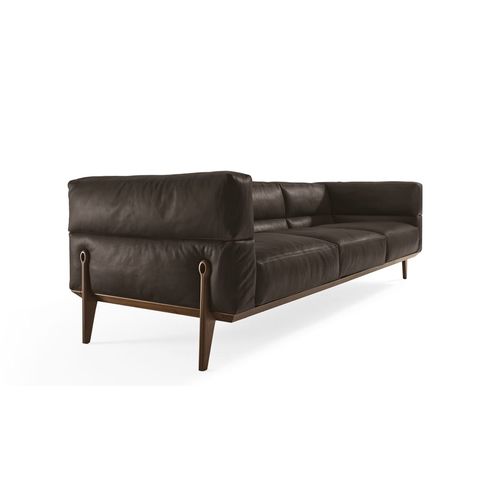 現代風ソファー - AGO - GIORGETTI - 布製 / 革製 / 取り外しできるクッション付き