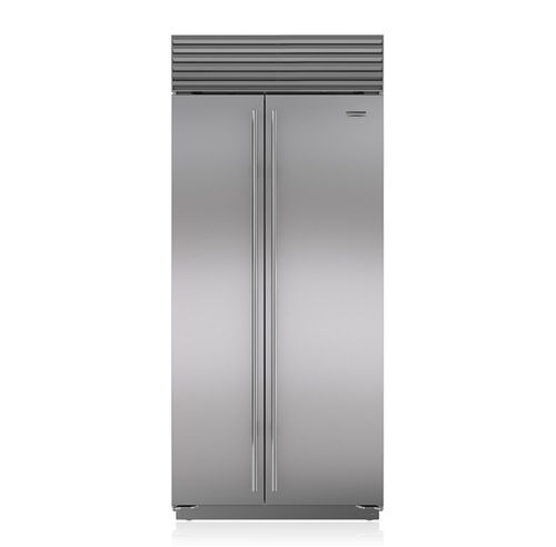 アメリカン冷凍冷蔵庫 - BI-36S/S - SUB-ZERO - 家庭用 / 組み込み式 / サイドバイサイド