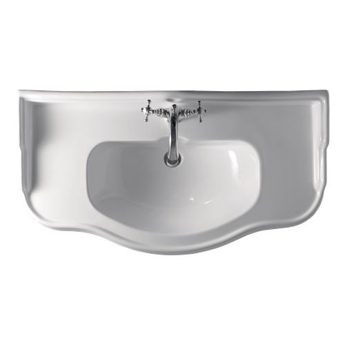 カウンタートップ型洗面器 - 1050 - Kerasan - セラミック製 / 調整可能ミラー付 / 穴1つ