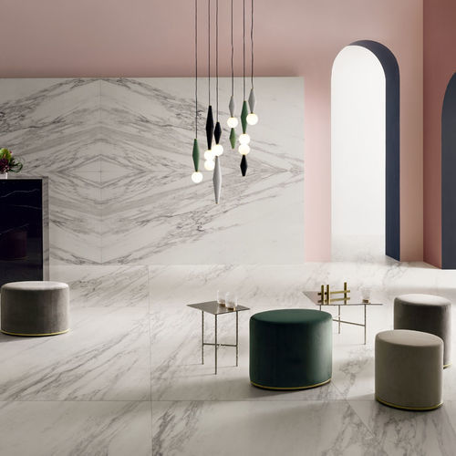 陶磁器タイル - VENATO BIANCO - LEA CERAMICHE - 自然な仕上がり / 高光沢 / 屋内用