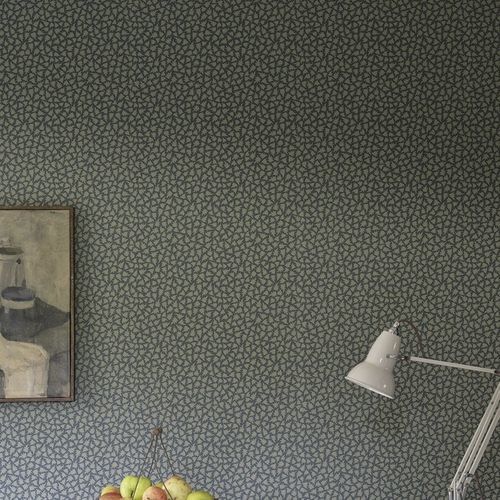 現代風壁紙 - RENAISSANCE LEAVES series - Farrow & Ball - 柄付き / 緑 / 茶色