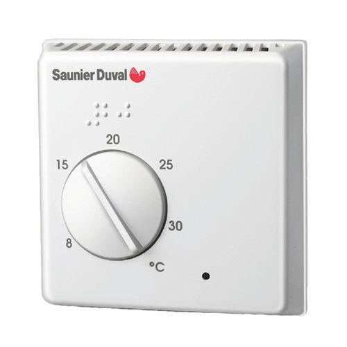 暖房用サーモスタット - EXABASIC - Saunier Duval - 室温 / 壁かけ式 / 白色