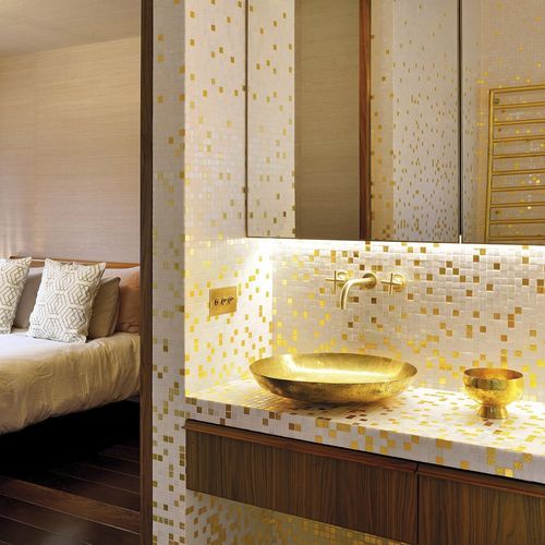 ガラス製モザイク - PEONIA - BISAZZA - 高光沢 / 屋内用 / 屋外用
