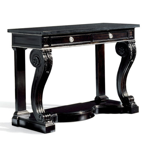 リージェンシースタイルサイドボードテーブル - CLIVEDON - Ralph Lauren Home - 黒檀材 / ハード ウッド製 / 石製