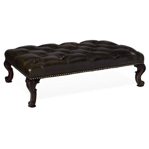 クラシックオットマン - CHATSWORTH - Ralph Lauren Home - 布製 / 革製 / 木製
