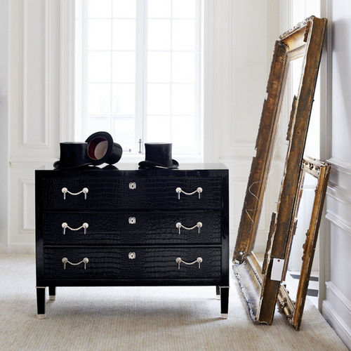 クラシックチェスト - BROOK STREET - Ralph Lauren Home - 革製 / 不特定 / 黒色