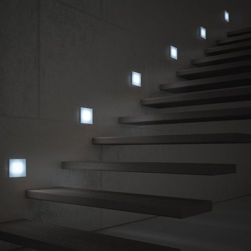 壁埋め込み式照明器具 - SOLE - FontanaArte - LED / 正方形 / 業務用