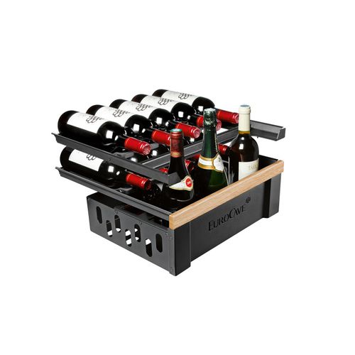 木製ボトル収納棚 - ACMSERVW-DEMI - EuroCave - スチール製 / 組み込み型 / 業務用