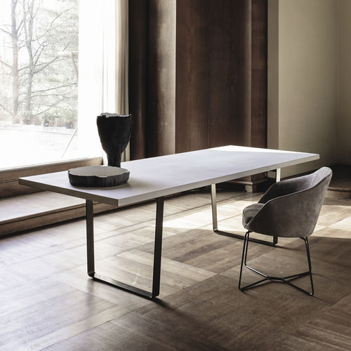 現代風ダイニングテーブル - 9400 RIBBON - Vibieffe - 金属製 / MDF / 長方形