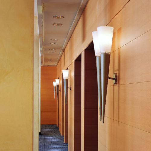 現代風壁掛け照明 - PHENIX : 1M0935CA , 1M0934CA - MLE HOTEL LIGHTING - 屋外用 / 金属製 / ガラス製