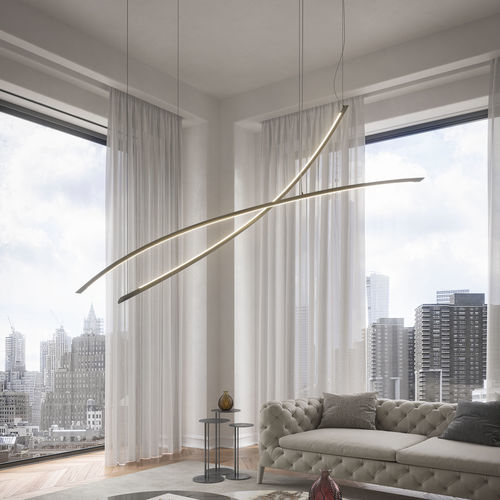 ペンダントランプ - KATANA  - Cattelan Italia/カッテラン - 漆塗りスチール製 / 現代風 / コード付き