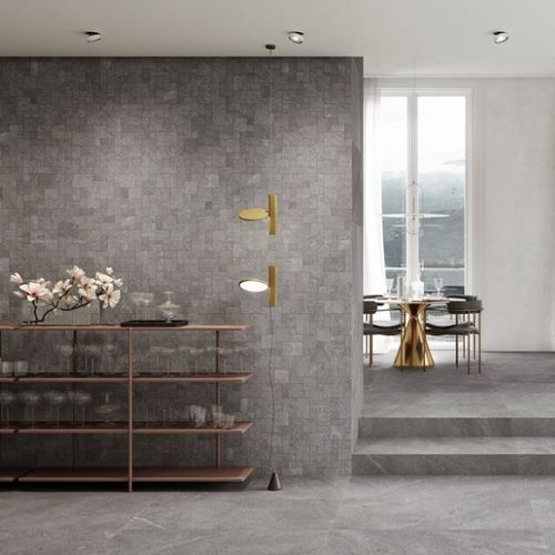 陶磁器タイル - TUNE SNOW MOSAICO - CERAMICHE REFIN - 光沢 / 溝付 / 屋内用