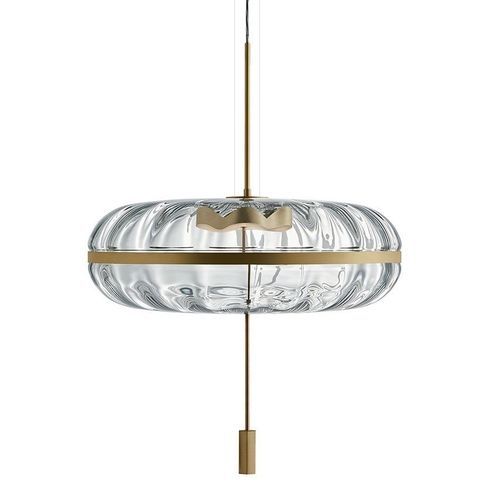 ペンダントランプ - JOLIE - Gallotti&Radice - 真ちゅう製 / ガラス製 / 現代風
