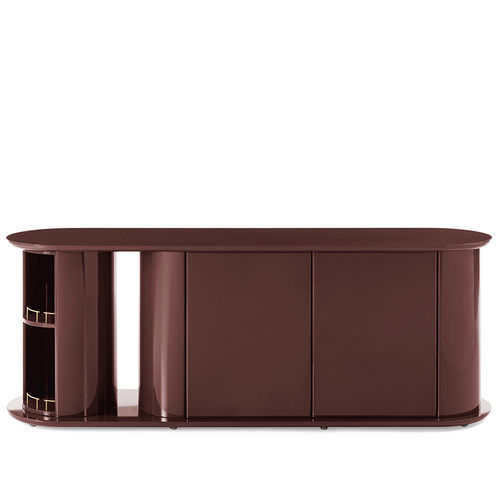 現代風サイドボード - HIDE&SEEK DOOR - Gallotti&Radice - 真ちゅう製 / 光沢ラッカー塗装木材 / 漆木材