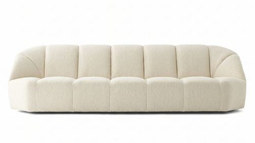 現代風ソファー - CLOUD - Gallotti&Radice - ベロア / 革製 / 黒色